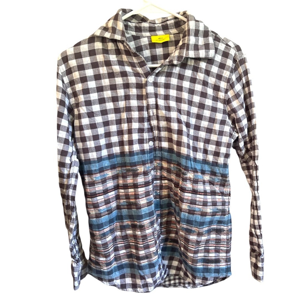 Roberta Roller Rabbit Selma Shirt Bohemian Cotton Gauze Button Down Women's M‎